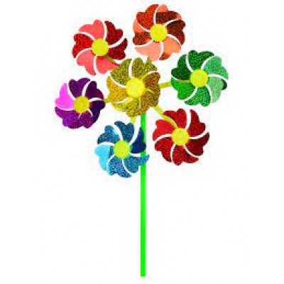 Ветерок (30см) 7 цветков "БЛЕСТЯЩИЙ"(в пакете) (Арт. AN02829)